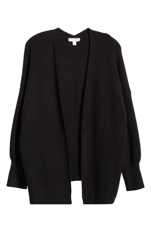 TREASURE & BOND TREASURE & BOND RIB OPEN FRONT CARDIGAN 