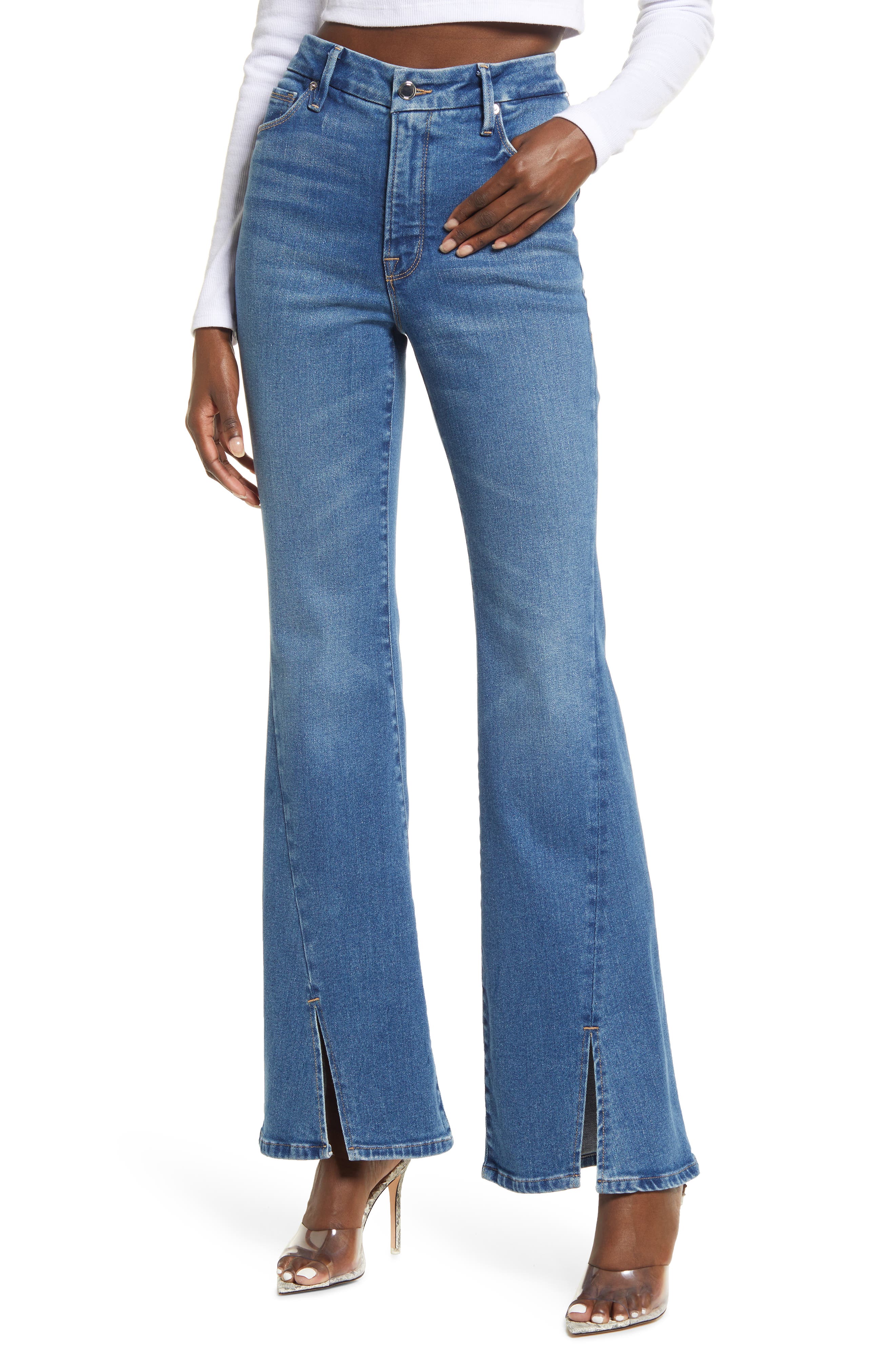 good american good flare jeans