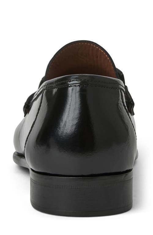 Shop Bruno Magli Trieste Bit Loafer In Black Box Leather