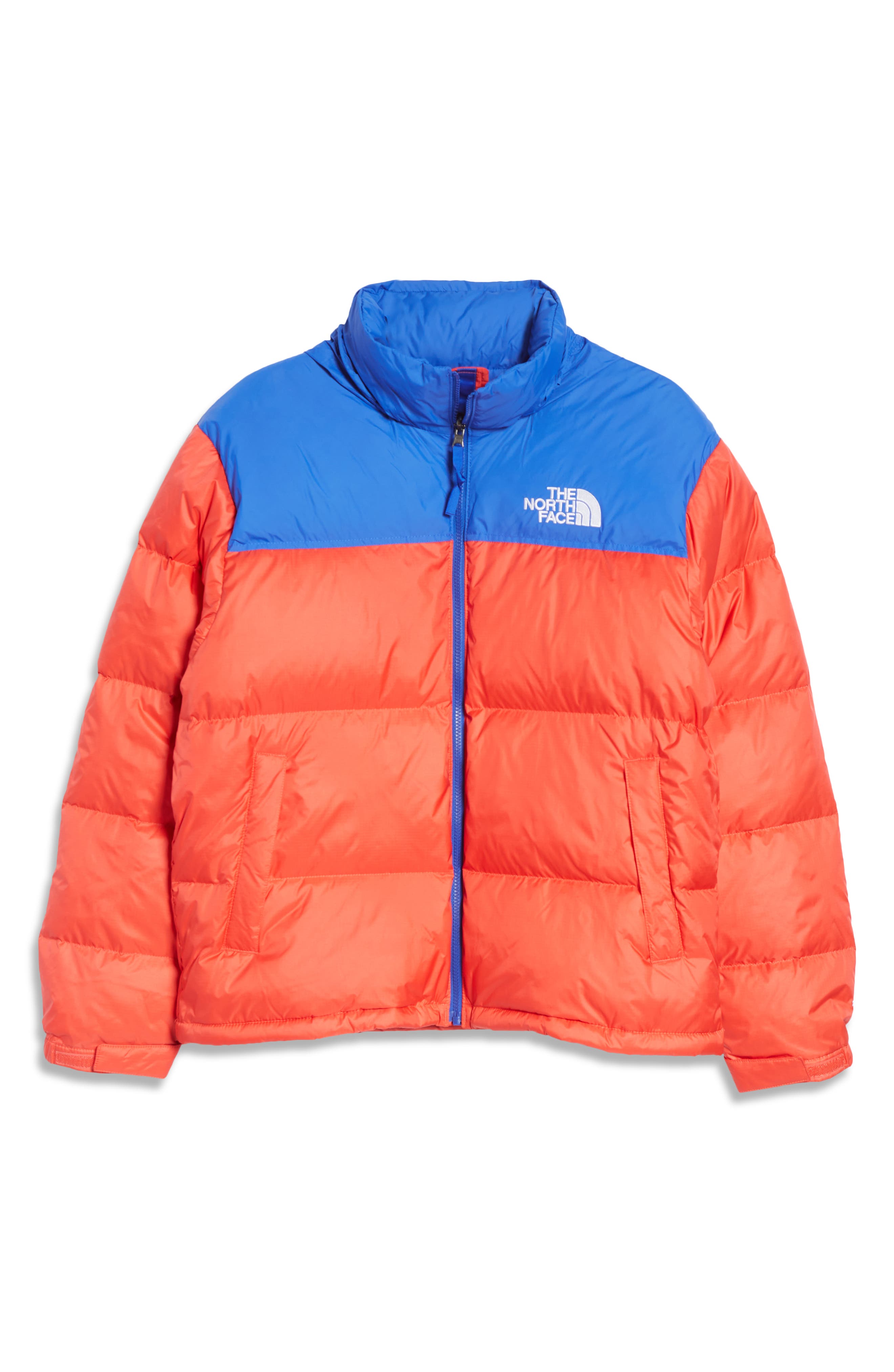 red bubble coat north face