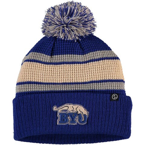 Zephyr Men's Cuff Beanie - Team Color LSU Tigers Embroidered Knit Hat For Game Day