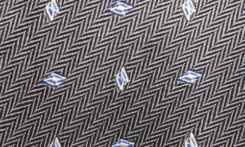 DAVID DONAHUE DAVID DONAHUE NEAT SILK BLEND TIE 