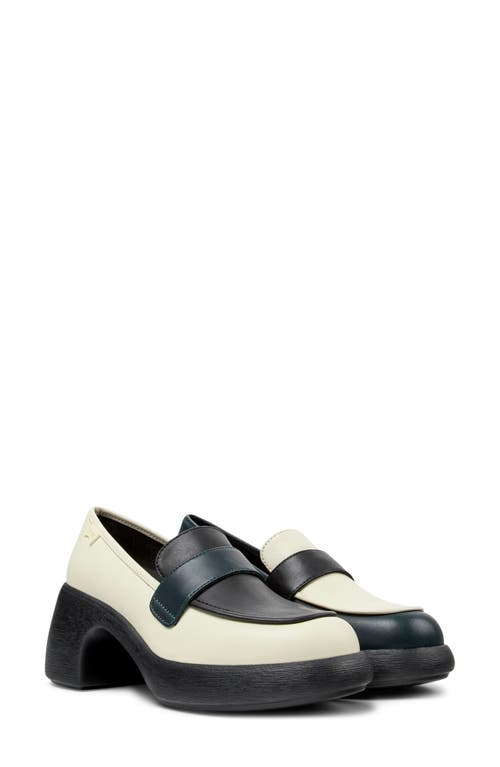 Shop Camper Thelma Colorblock Platform Loafer In Black Multi