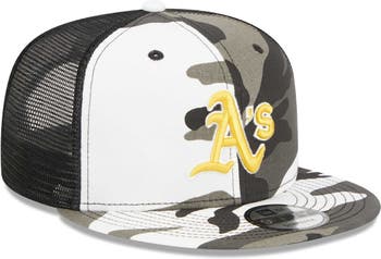 New Era Men's Camo Los Angeles Dodgers Trucker 9FIFTY Snapback Hat
