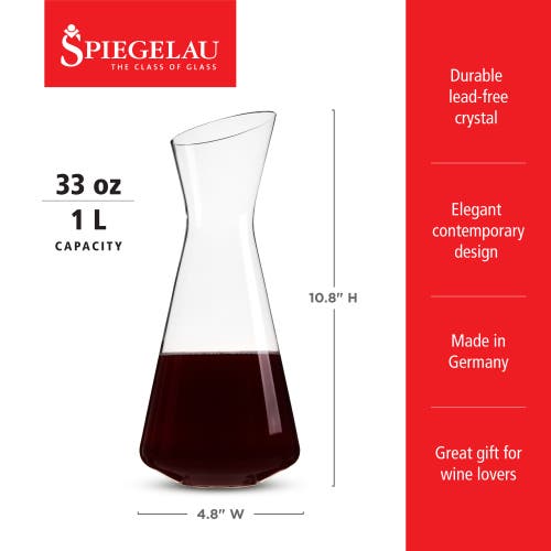 Spiegelau Style 1l Wine Decanter In Clear