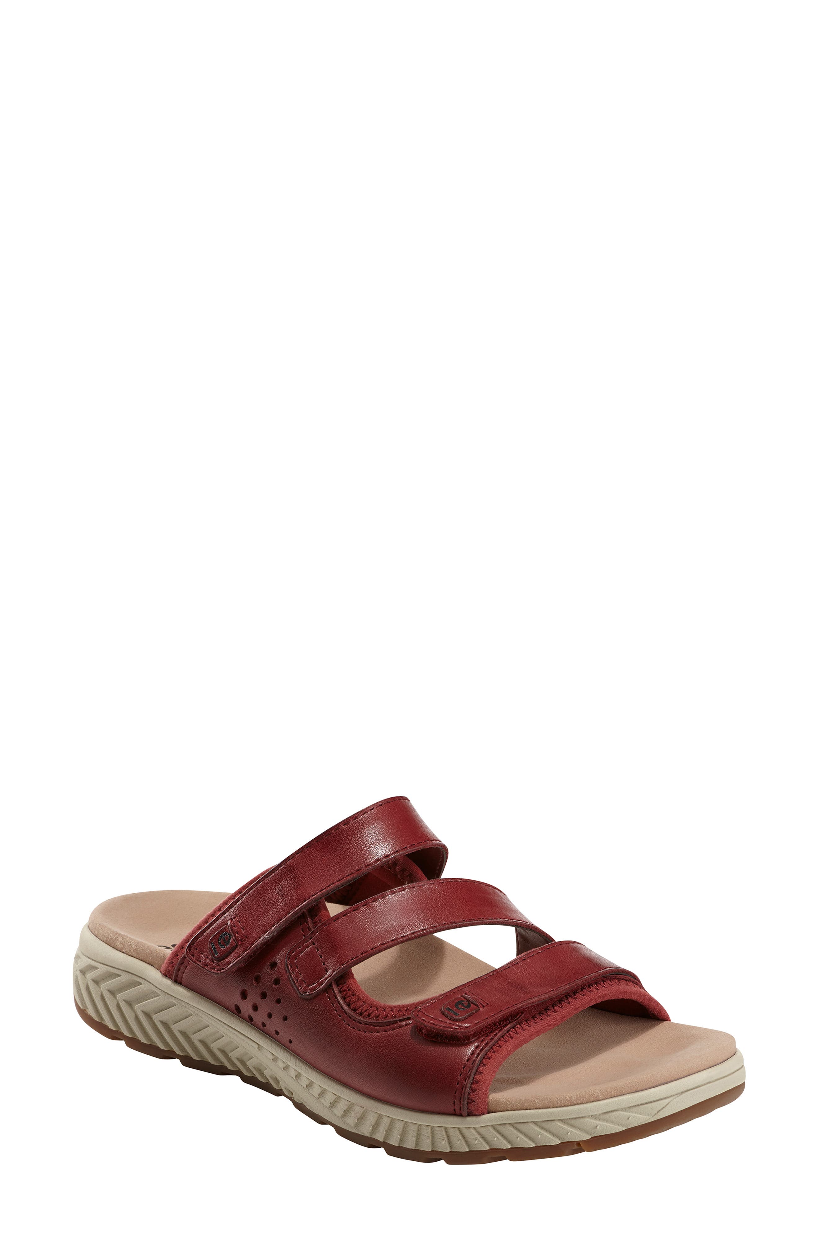 Earth Loures Slide Sandal W - Red