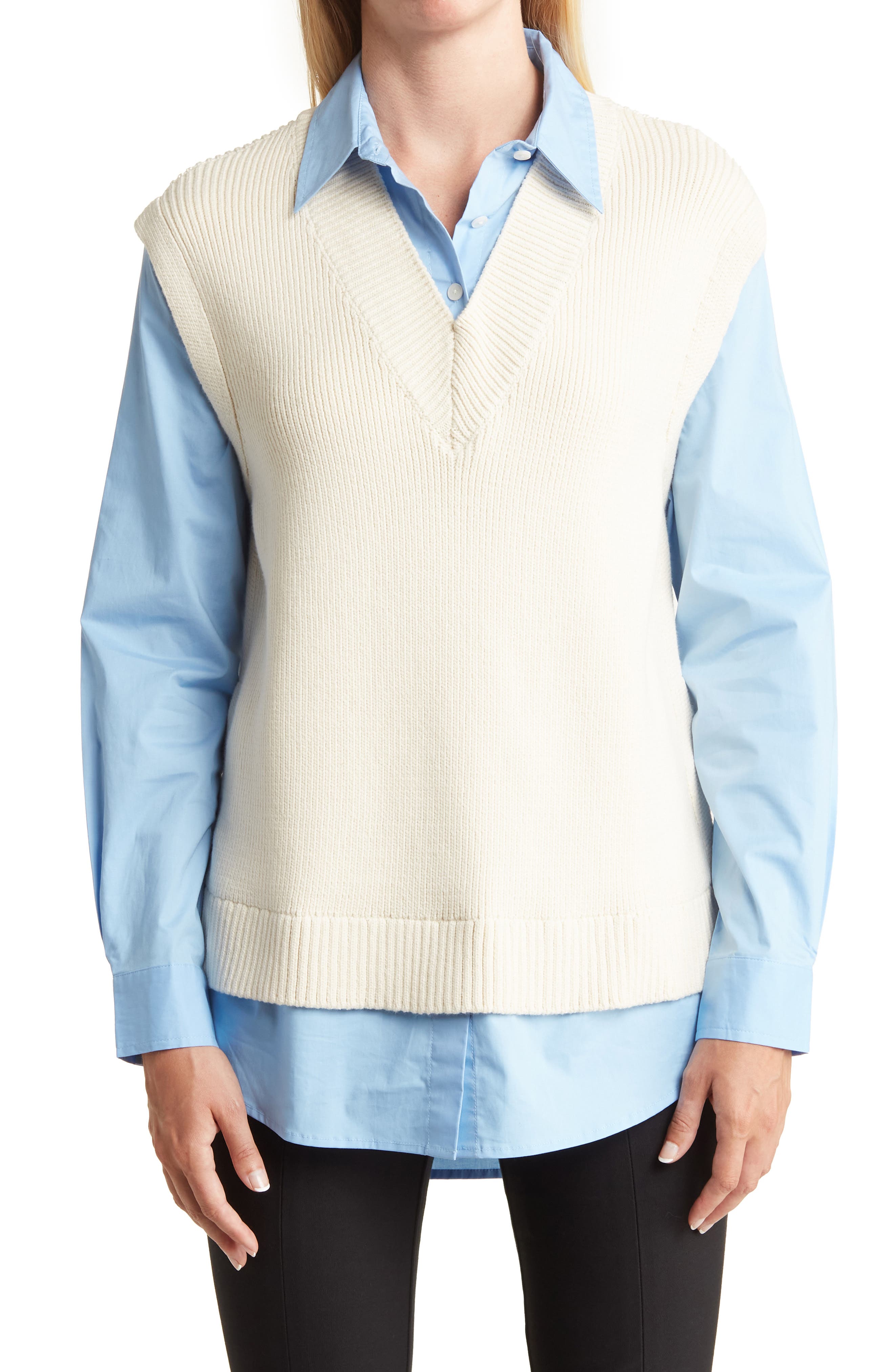 Derek Lam 10 Crosby Paige Sweater Vest 