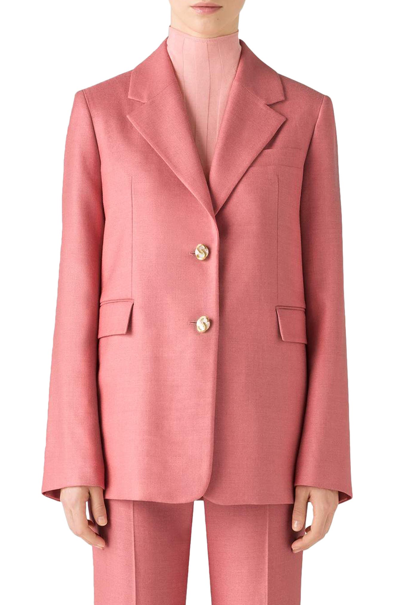coral dress jacket