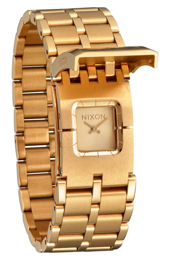 Nixon Confidante Bracelet Watch, 23mm In All Gold