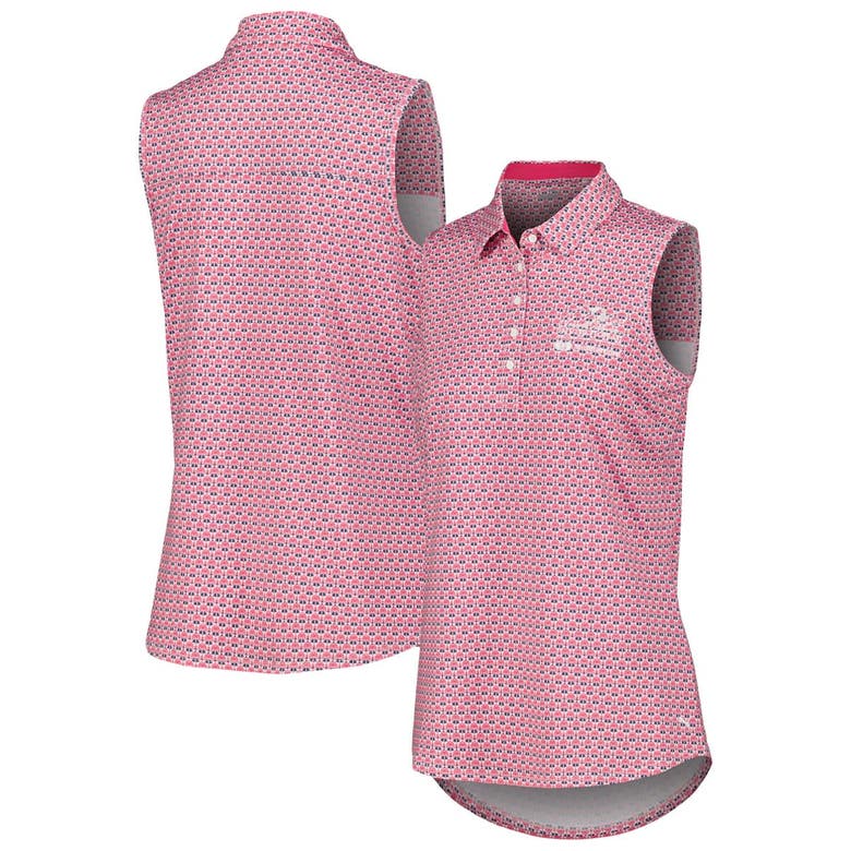 Shop Puma Pink Arnold Palmer Invitational Deco Sleeveless Mattr Polo