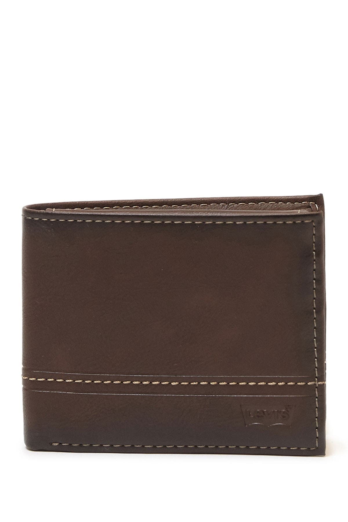 Levi's Knox Passcase Wallet In Brown