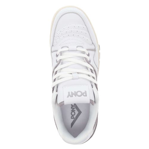 Shop Pony M100 Low Sneakers In White/gray