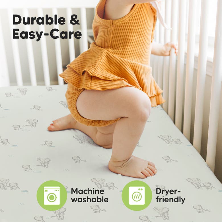 Keababies Soothe Fitted Mini Crib Sheet In Elly
