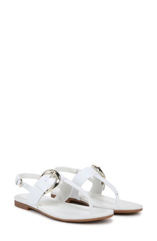 Shop Naturalizer Taylor Slingback Flip Flop In White Leather