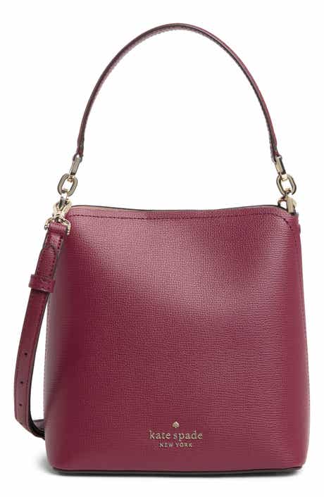 Kate Spade New York Darcy Small Satchel Leather Purse Crossbody in Pink  Pepper