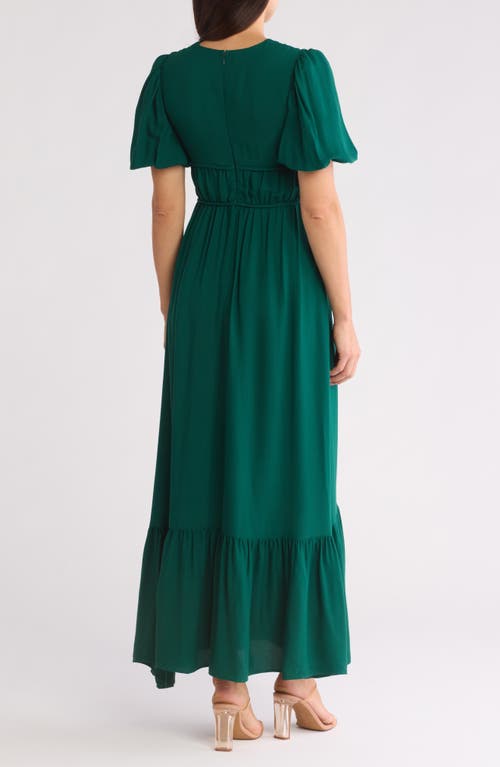 By Design Eden Puff Sleeve Maxi Dress In Botanical Garden