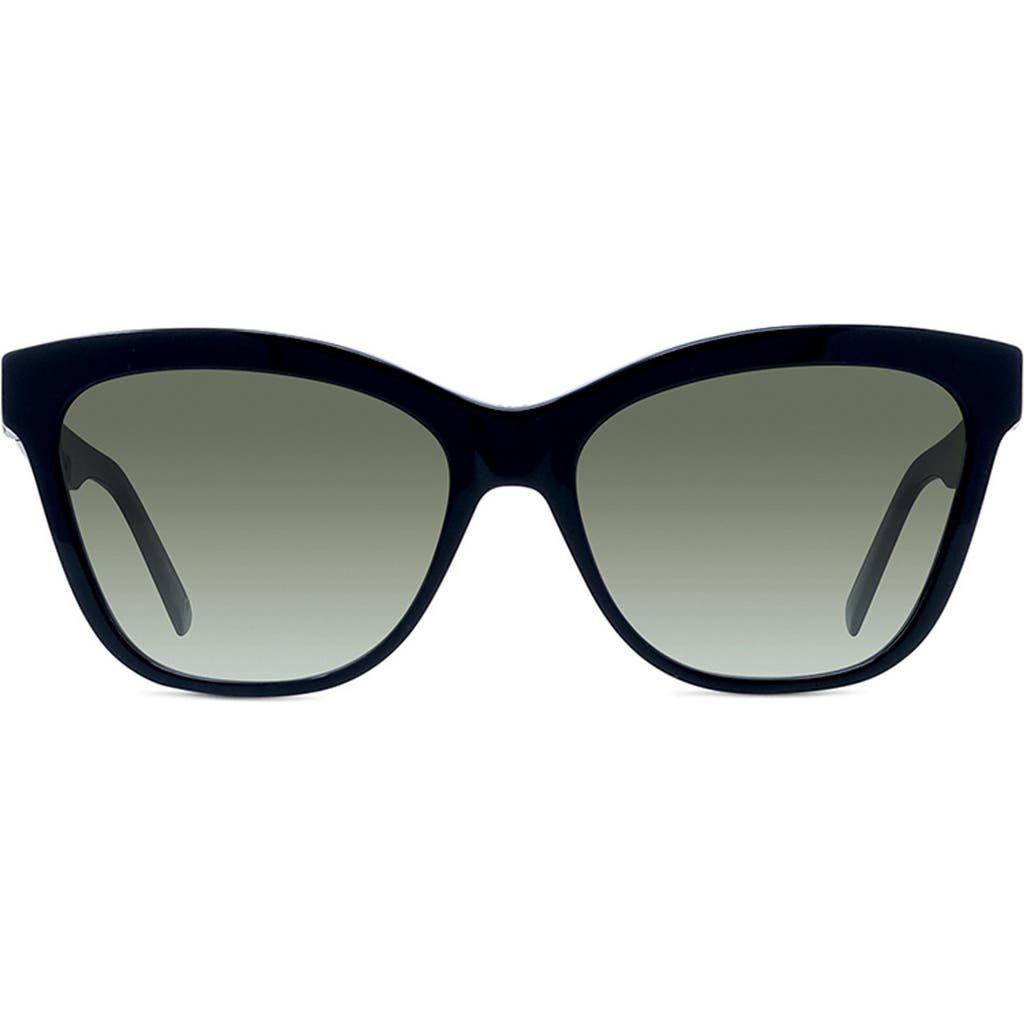 Dior 30montaigne Mini Si 58mm Round Sunglasses In Black/grey