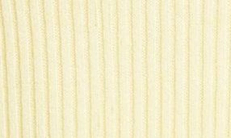 Shop Vero Moda Malou Flutter Sleeve Rib Sweater In Mellow Yellow