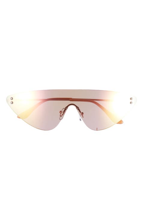 70mm Oversize Shield Sunglasses