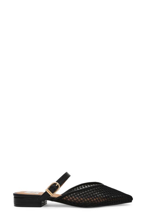 Dolce Vita Dv By  Domain Fishnet Mule In Black Mesh