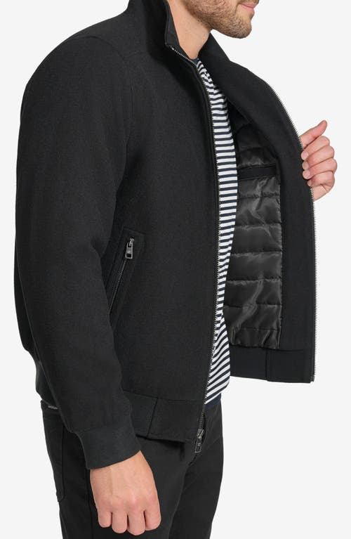 CALVIN KLEIN CALVIN KLEIN WOOL BLEND BOMBER JACKET 