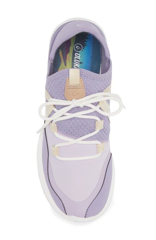 Shop Olukai Kawela Waterproof Spikeless Golf Shoe In Lilac/puka