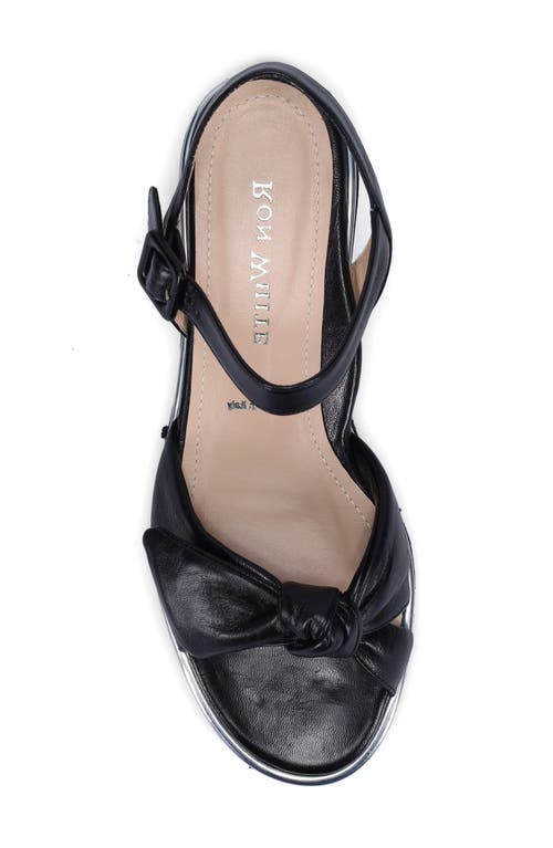 Ron White Cairi Ankle Strap Platform Sandal In Onyx