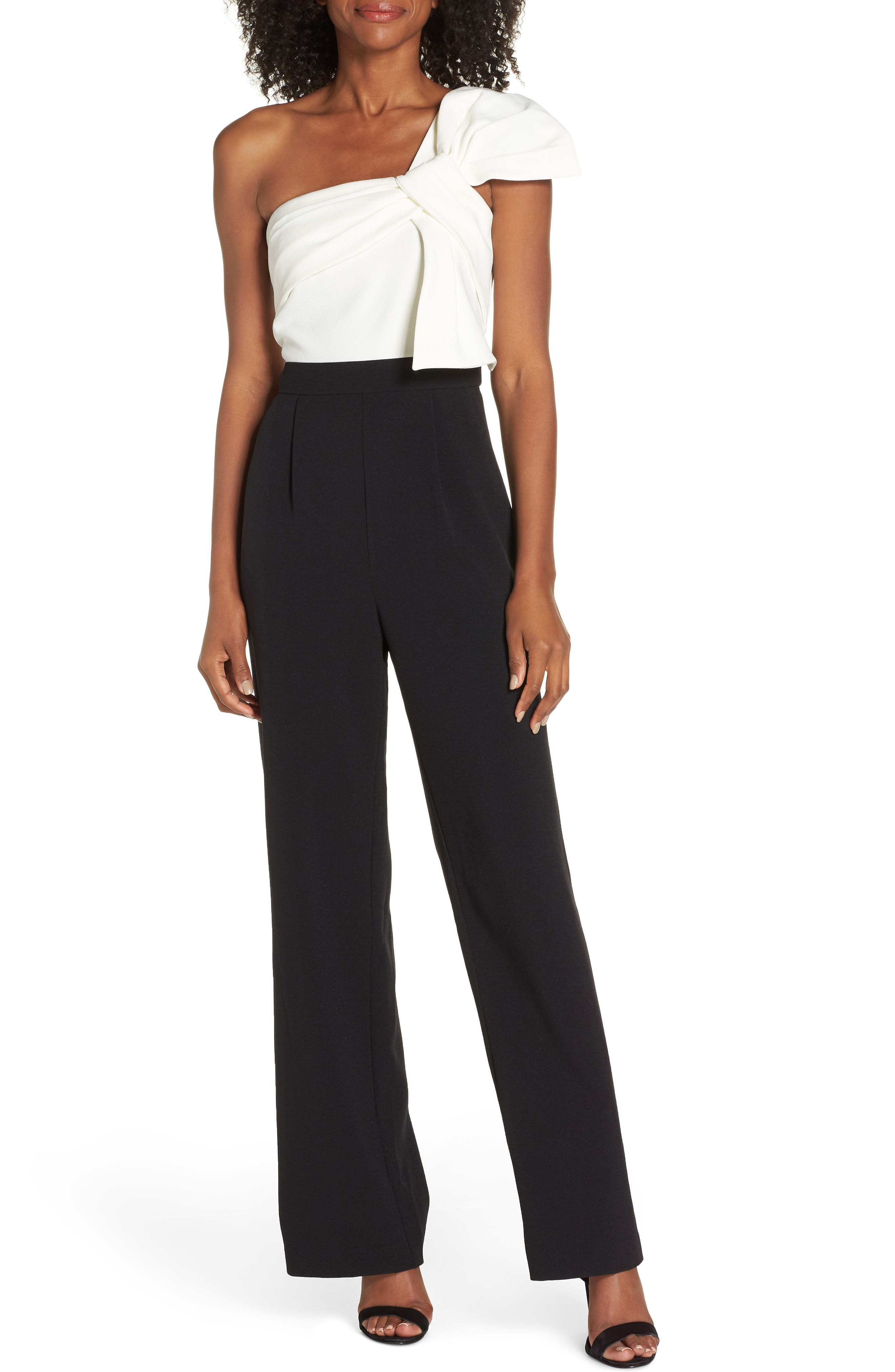 belle badgley mischka jumpsuit