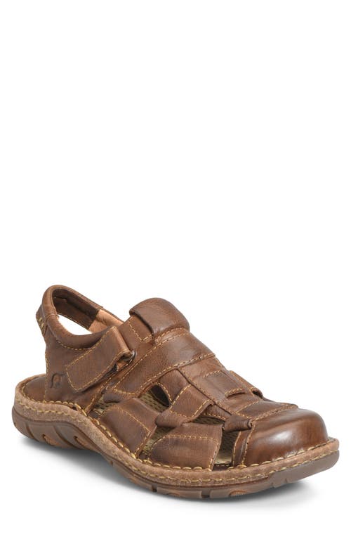 Cabot III Sandal in Brown Leather