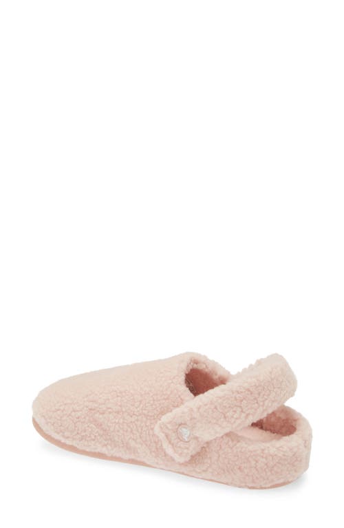 Shop Crocs Classic Cozzzy Faux Fur Slipper Clog In Pink Clay