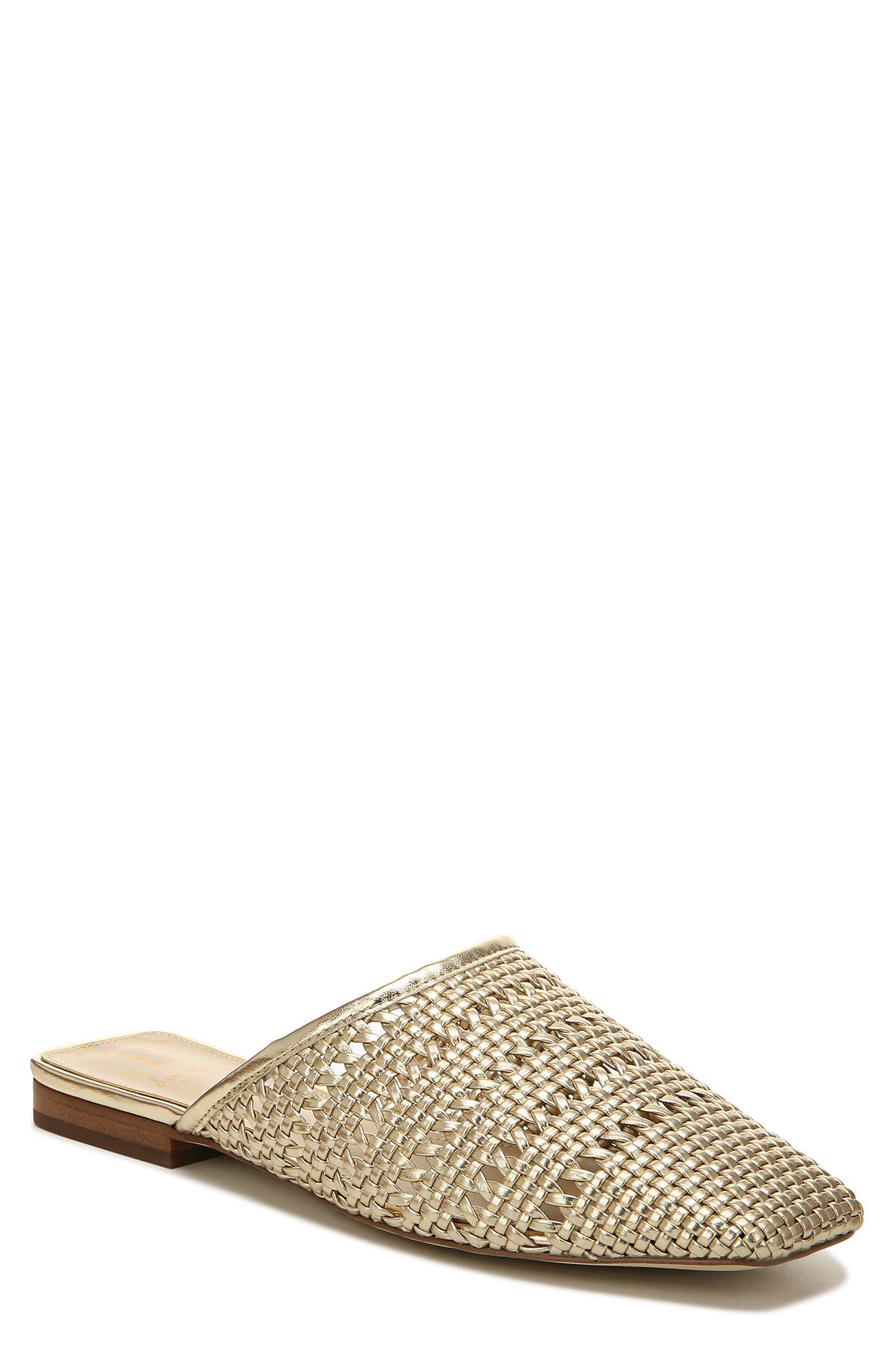 Womens gold mules Clearance