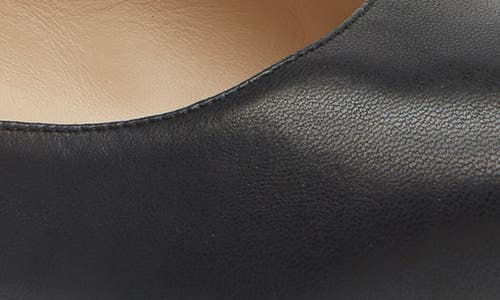 Stuart Weitzman Tieback Flat In Black Soft Nappa