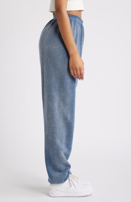 Shop Boys Lie Stitch Me Up Interock Kimmy Cotton Blend Sweatpants In Blue