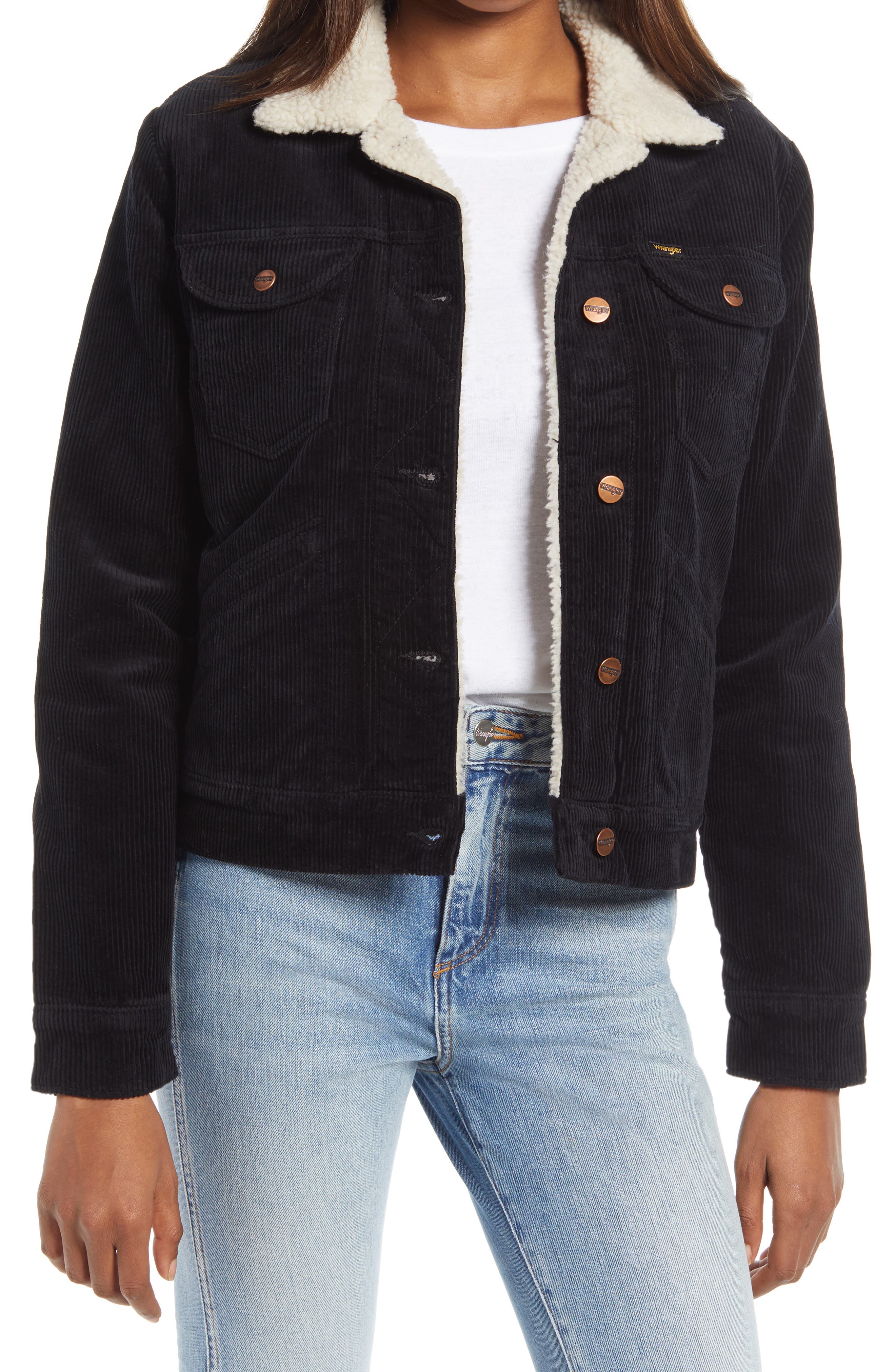 womens wrangler fleece lined jacket