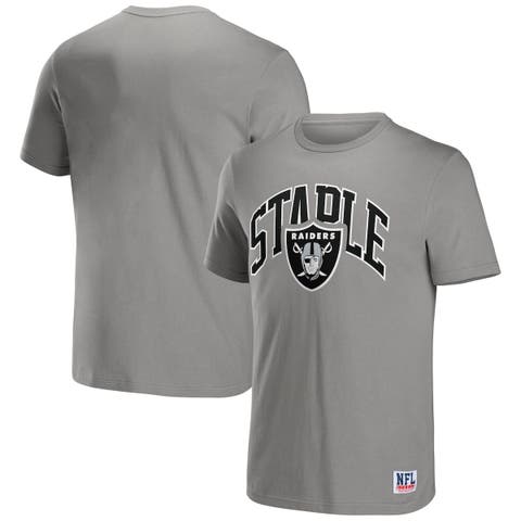 Men's NFL x Staple Black Philadelphia Eagles Throwback Vintage Wash T-Shirt