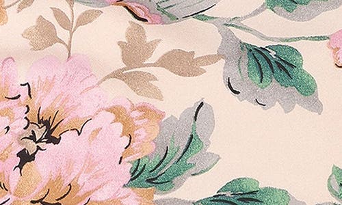 Petal And Pup Petal & Pup Ricki Floral Satin Gown In Multi