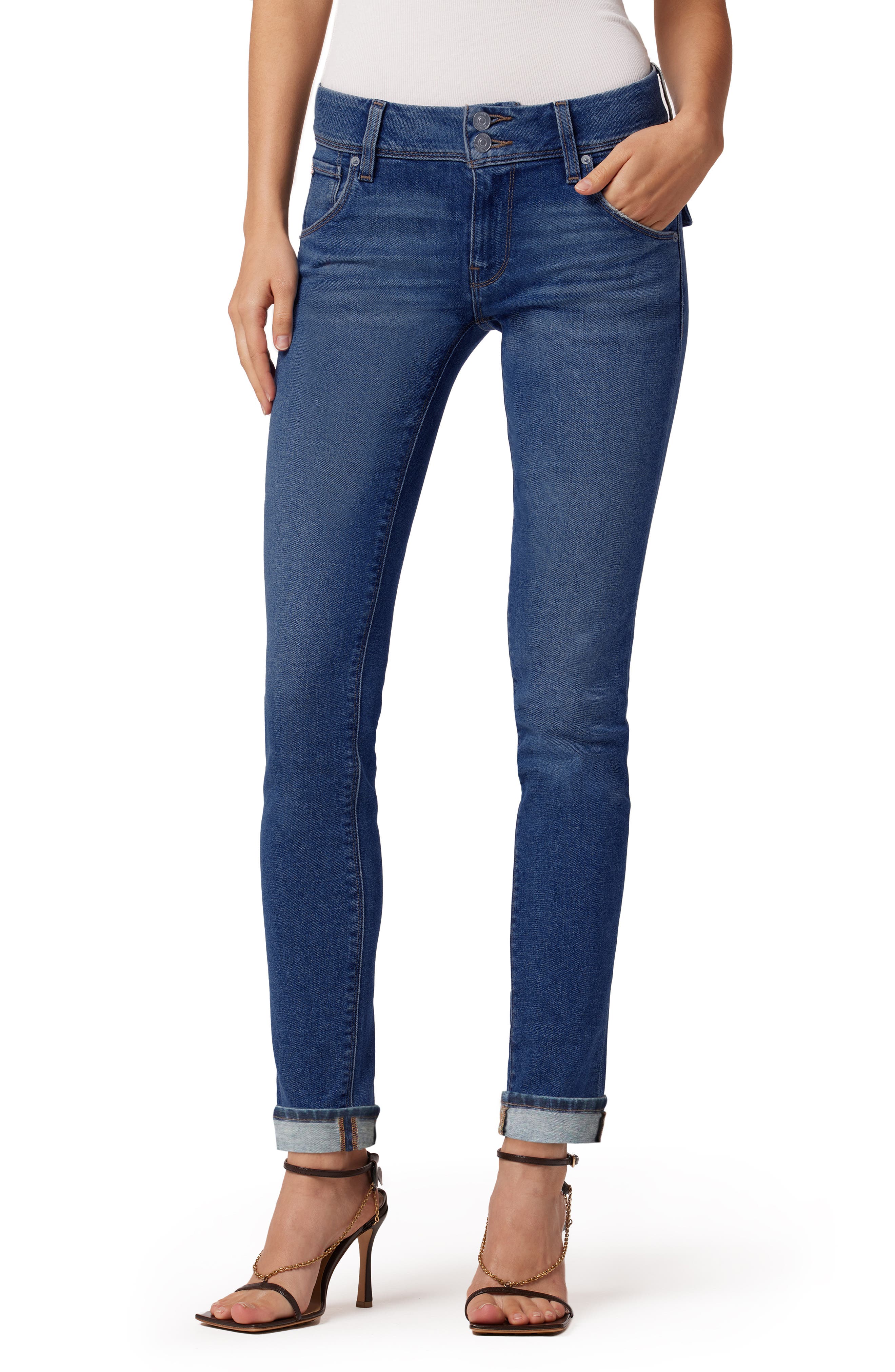 hudson collin crop skinny jeans