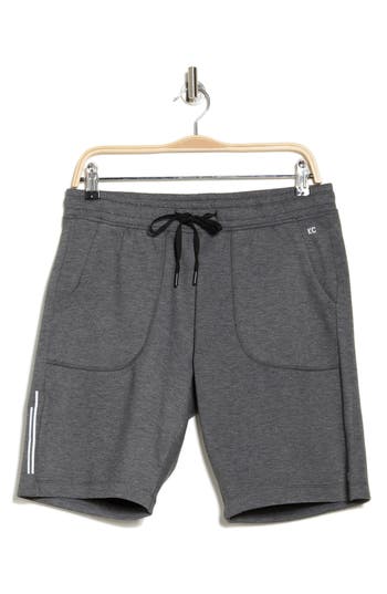 Kenneth Cole Scuba Jogger Shorts In Black Heather