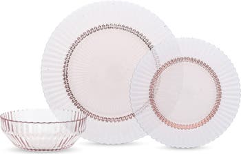 Fortessa Archie 12-Piece Pink Dinnerware Set | Nordstrom
