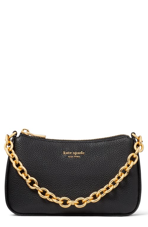 Kate Spade New York small jolie pebble leather crossbody bag in Black at Nordstrom