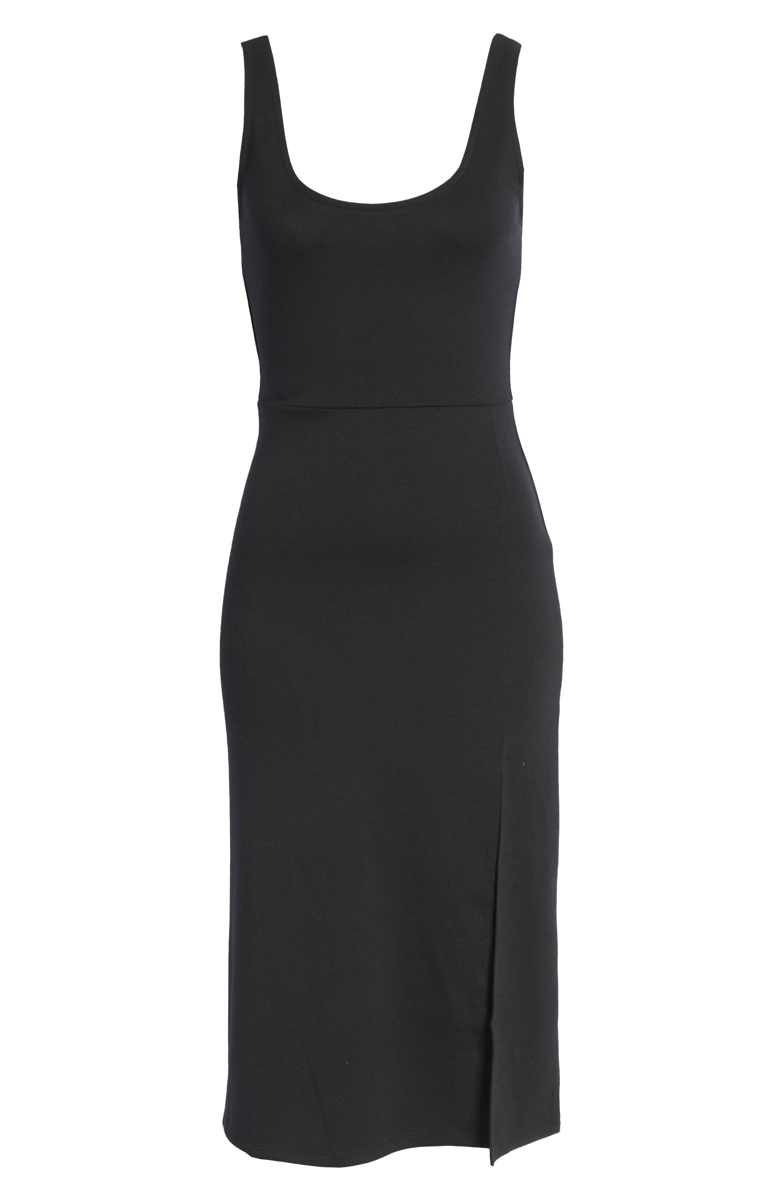 Open Edit Scoop Neck Midi Dress Nordstrom