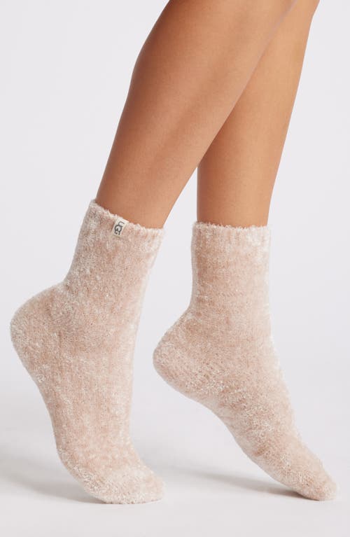Ugg(r) Leda Chenille Crew Socks In Moonbeam