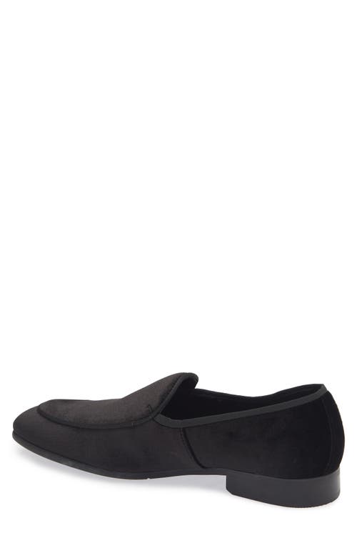 Shop Nordstrom Victor Velvet Loafer In Black Velvet