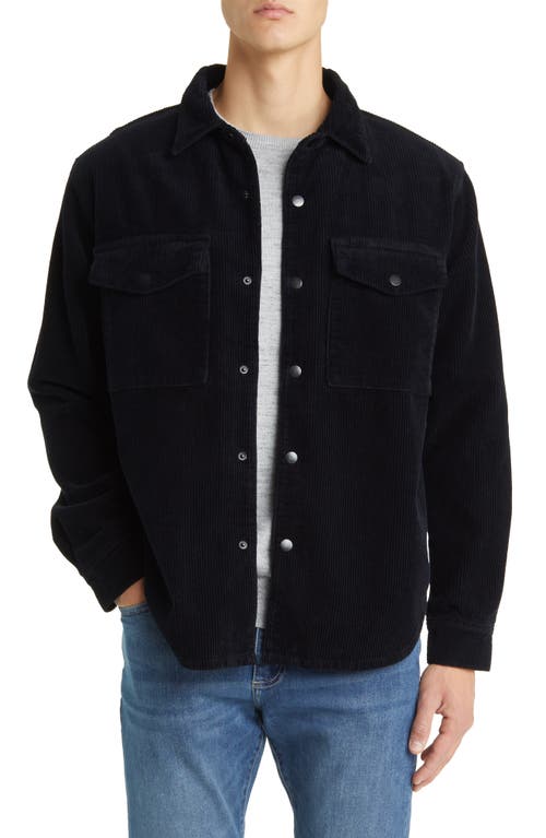 DL1961 Hudson Perry Corduroy Overshirt in Midnight Corduroy at Nordstrom, Size Medium