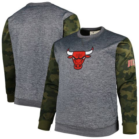 Men's Fanatics Branded Heathered Charcoal Tampa Bay Buccaneers Playability Pullover Sweatshirt