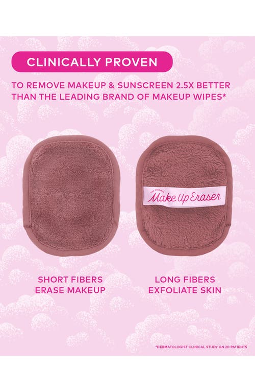 Shop The Original Makeup Eraser 7-day Hot Cocoa Makeup Eraser Set With Laundry Bag