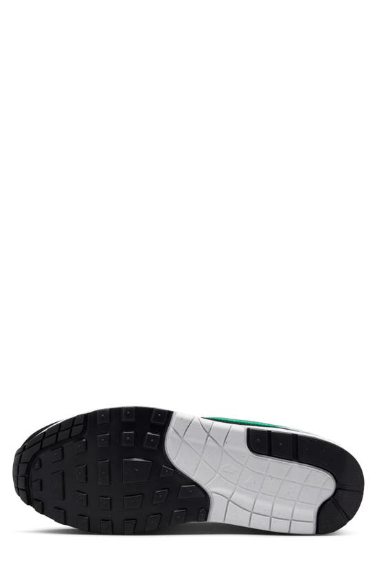 Shop Nike Air Max 1 Sneaker In White/ Green/ Platinum/ Black