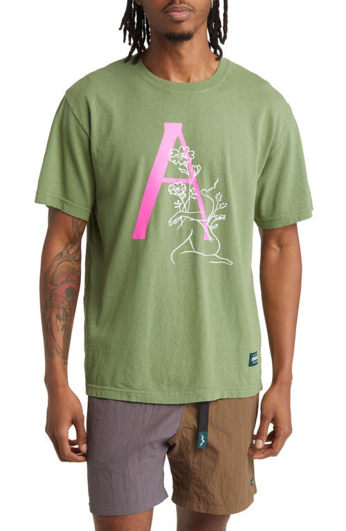 Thorn Graphic T-Shirt in Sage