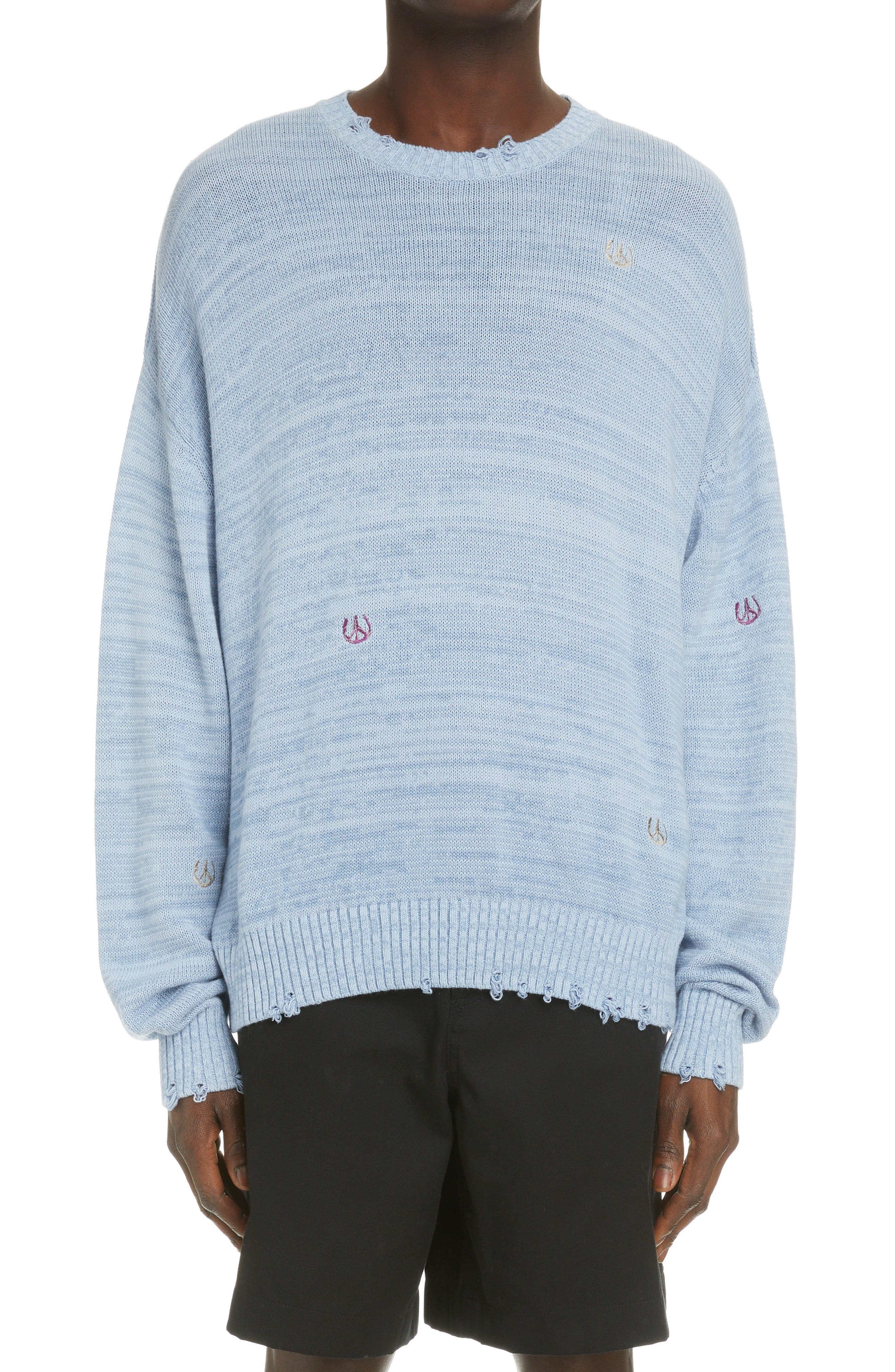 acne blue sweater