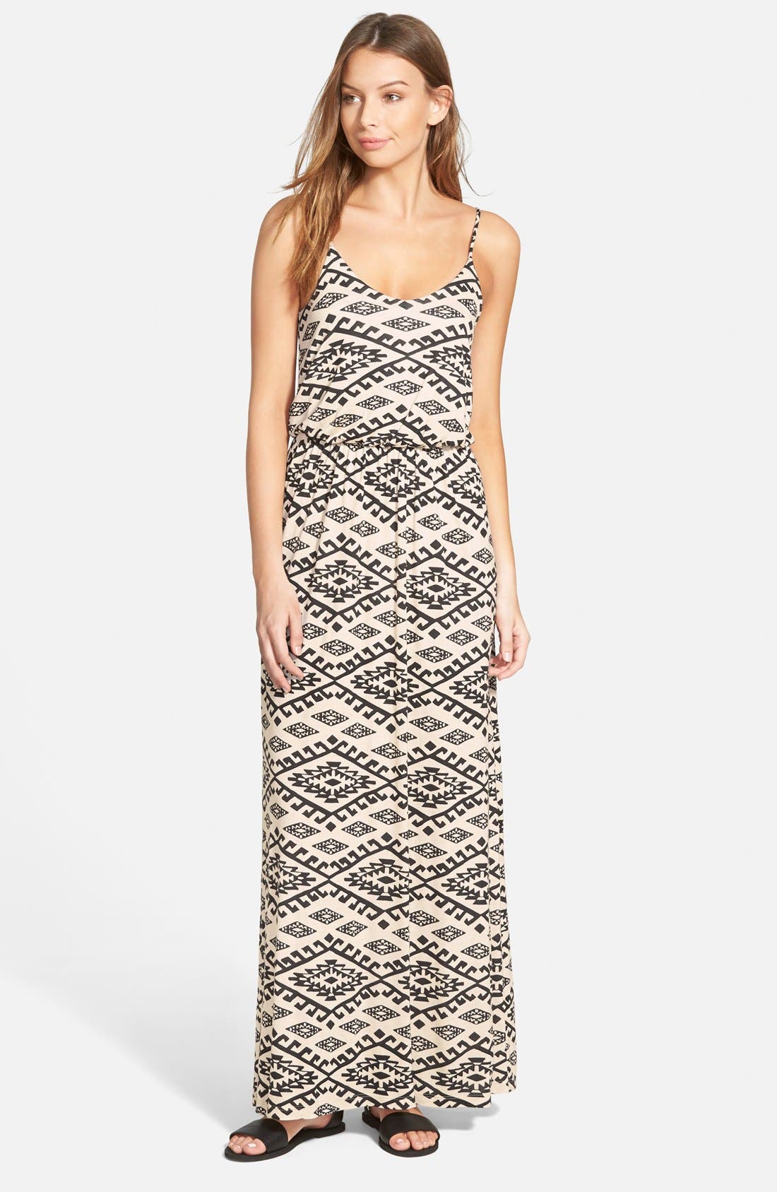 ALL IN FAVOR,
                            Knit Maxi Dress,
                            Main thumbnail 350, color,
                            901